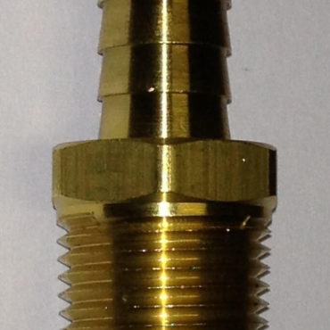 Brass Hose Barb (hose barb x male pipe thread)