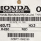 Honda 5.5 HP Gear Reduced  Engine 6:1 GX160