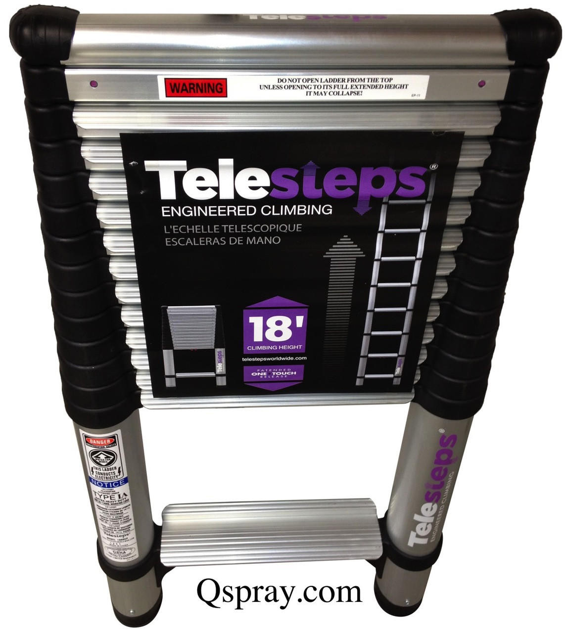 Telesteps 18/ 16 FT REACH PROFESSIONAL WIDE STEP TELESCOPING