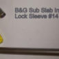 B & G SSI Locking Sleeve #14