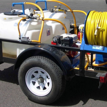 Dual termite control system on trailer
