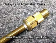 Birchmeier - Brass Wand & Adjustable Spray Tip